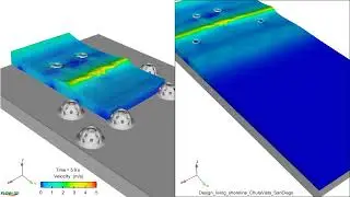 Oyster Recruitments | Application Reef Balls - CFD Simulation