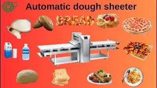 Automatic Dough Sheeter Machine for Croissant Puff Pastry Tortilla Pizza Dough Processing