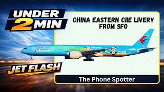 Under 2 min - China Eastern CIIE Livery Takeoff at SFO (Rare Expo Scheme!)