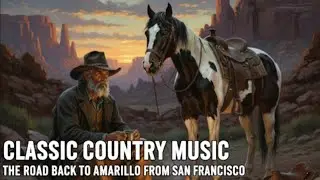 The Road Back to Amarillo from San Francisco || Classic Country Music