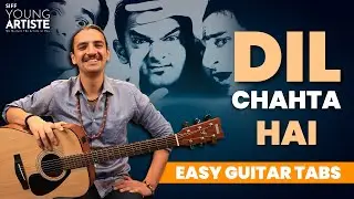 Dil chahta hai | Easy Guitar Tutorial | Guitar for beginners |  #guitar