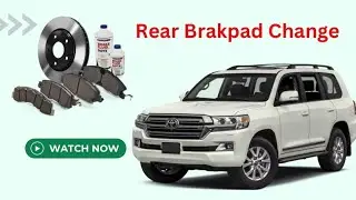 Toyota Land cruiser Rear Brakepad replacement\change model 2008 - 2021 #toyota #landcruiser #v8