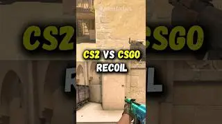 CS2 & CSGO recoil comparison AK-47, Galil, P90 #shorts