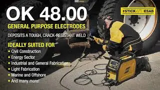 ESAB OK 48.00 Stick Electrodes: The Preferred Choice for Low Hydrogen Welding