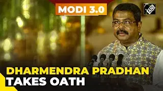 Dharmendra Pradhan takes oath as Cabinet Minister at Rashtrapati Bhavan in Modi 3.0