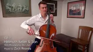 Helmuth Keller & Son cello, 1995, Philadelphia, USA / Zack Reaves / at the Metzler Violin Shop