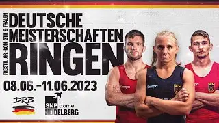 RINGEN DM 2023 &ndash; 125kg FS - Felix Krafft vs. Philip Morton Kraus