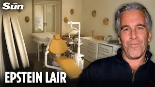 Epstein&rsquo;s creepy 'dentist room' revealed as 150 photos of his &lsquo;Paedo Island&rsquo; lair released