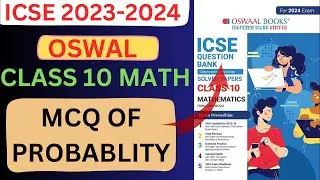 MCQof probability||Icse class10 maths||2023 -2024#icse #mcq #probability#board2024  #sirtarunrupani