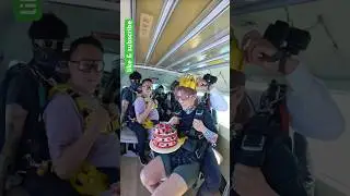 Birthday girls skydiving #youtubeshorts #adventure #skydive #skydiving #dubaiskydiving #thailand