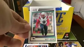 2022 Score Football Hobby Box Pack #4