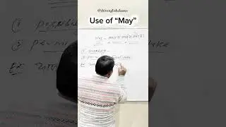Use of &ldquo;may&rdquo; #may #english #grammar #englishspeaking #education #basic #shorts #viral