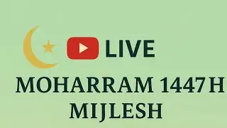 મોહરમ માસ|ચાંદ રાત 10| મિજલેશ | 2025 |KMJJ Kanodar Live is live