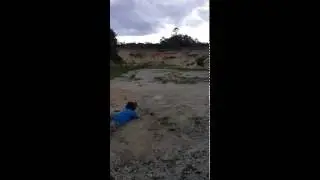 My son shooting the Mossberg MVP Flex