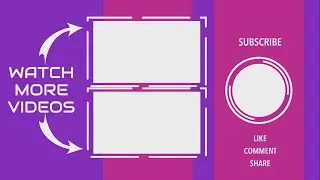 TOP 07 YouTube EndScreen Animation Templates [FREE Download]