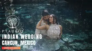 From Iceland to Cancun | Alisha & Kirtan&rsquo;s Destination Wedding | Cinematic Same Day Edit