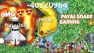 TITANIC SNAKE !! 🐍 COME INTO ASIAN SERVER FIRST TIME 🔥🐍#epicgameplay #snakeio #snakegamer #payal
