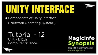 Linux Unity Interface, Components of Unity Interface | Tutorial-12 | NOS | Unit-1 | 12th CS | HPBOSE
