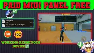 REDMI POCO MIUI DRAG HEADSHOT SAFE PANEL FREE All DEVICE🔥Free Fire Injector🔥Ob51 Free Fire Hack😈FF