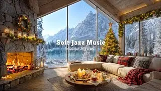 Soft Indoor Jazz Music For Relaxation | Warm Jazz Melody In Winter Forest To Focus, Study