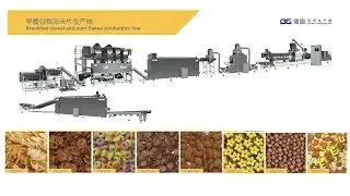 Cheese ball fully automatic line choco ball production line full grain choco pops processing line