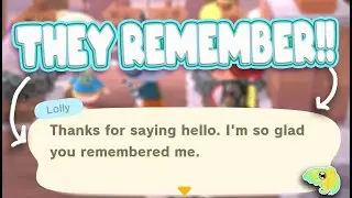 ACNH Hotel Visitors Remember You! Villager DIalogue | Animal Crossing New Horizons
