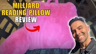 Milliard Reading Pillow Review: Shredded Memory Foam Comfort & Support for Bed