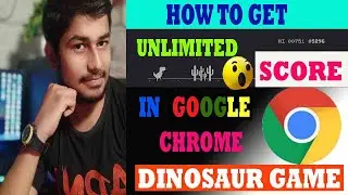Google Chrome Jumping Dino  Game For Unlimited Score