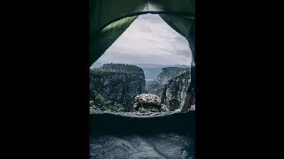 Heavy Rain & Thunderstorm while Cave Camping | For Sleeping, Study, Relaxation and Meditation.