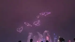 Unique pyrotechnic display at chofu fireworks | Tokyo Sep 20 2025