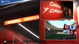 FIFA 22 | Atl&eacute;tico Madrid vs Real Madrid - IMPRESIONANTE Ambiente