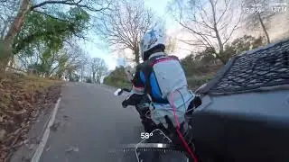 25% gradient road