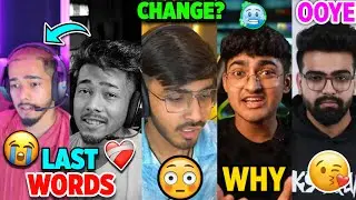 Scout Last GoodBye Words..🥺 SHOCKING Reaction by All🥶 Admino Gaming,Soul Goblin,Omega Champion, BGMI