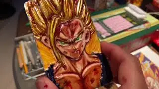 Repujado de metal ( aluminio) Gohan dragon ball Z cover para iPhone 11 Max pro , %100 Art