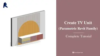 How to Create TV Unit | Parametric Family Revit Tutorial