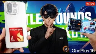 BGMI Live: Testing Snapdragon 8 Elite Power on OnePlus 15 📱