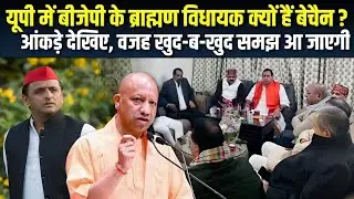 UP Politics Update | BJP के ब्राह्मण विधायक क्यों बेचैन? | जातीय आंकड़ो से बढ़ी हलचल | Uttar Pradesh