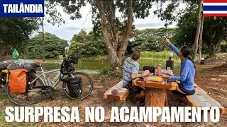 EP.223 - ACAMPANDO DEPOIS DE MUITO TEMPO E  TIVEMOS UMA SURPRESA | Viagem de bicicleta