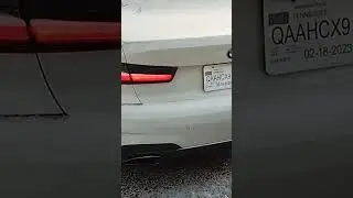 BMW M340i B58 winter cold start in -1 degree weather