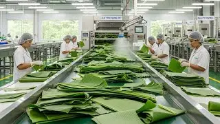 The Mega Factory That Turns Banana Leaves Into Gold
