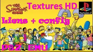 Guide Emu PS2 Pcsx2 Pack textures HD Les Simpson le jeu Gameplay FR  Emulation