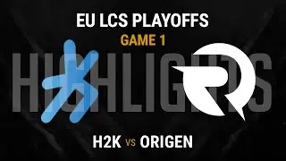 Origen vs H2K Highlights Game 1 - Semi-final EU LCS Playoffs 2016 - OG vs H2K G1