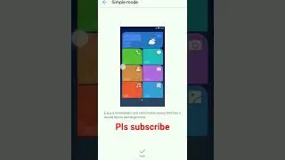 How to switch phone to simple mode #huawei #y7 #2018