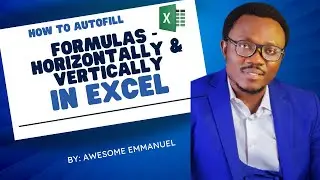 How to Auto Fill Formulas   Horizonatlly & Vertically in Excel