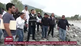 🔵 Armenta supervisa desazolve del r&iacute;o Necaxa y obras comunitarias en Chicontla