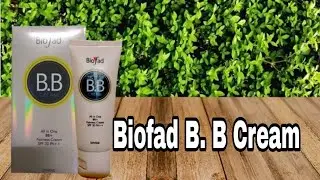Biofad B.B Cream / fairness cream/instant fairness/ Use for girls/ Long lasting cream / Dr Sarah