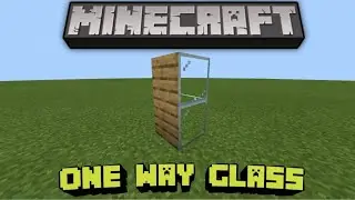 One Way Glass Addon for Mcpe/Mcbe (1.17+/1.18+) Link In Description
