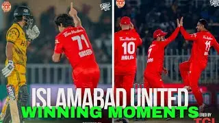 Peshawar Zalmi vs Islamabad United Highlights | Winning Moments | PSL 9 | Match 33 #highlights #iu