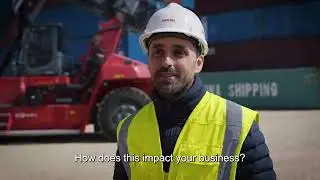 Kalmar Eco Reachstacker at STL, Uruguay