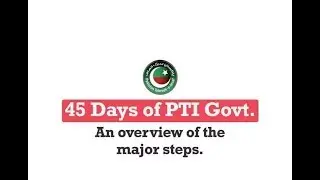 45 Days Progress of PTI Government